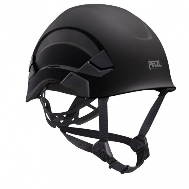 Dit is de Petzl Vertex klimhelm met gesloten helmschaal voor industrieel gebruik.