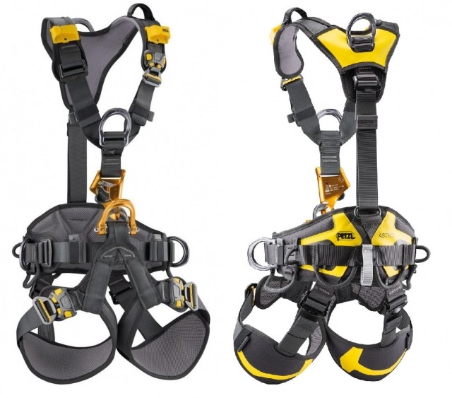 De Petzl AVAO en de Petzl Bod Fast gordels.