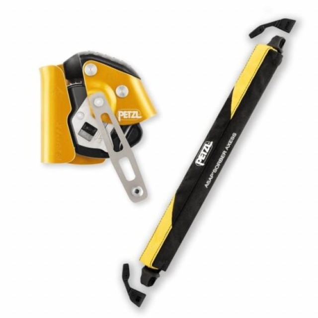 Petzl Asap Lock in combinatie met de Asap'sorber Axxess valdemper.